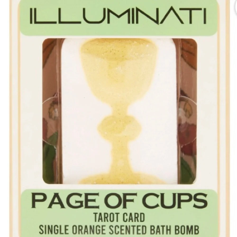 Illuminati Bath Bombs Set of 2 - Includes Tarot Cards and BEST scents & fizz!